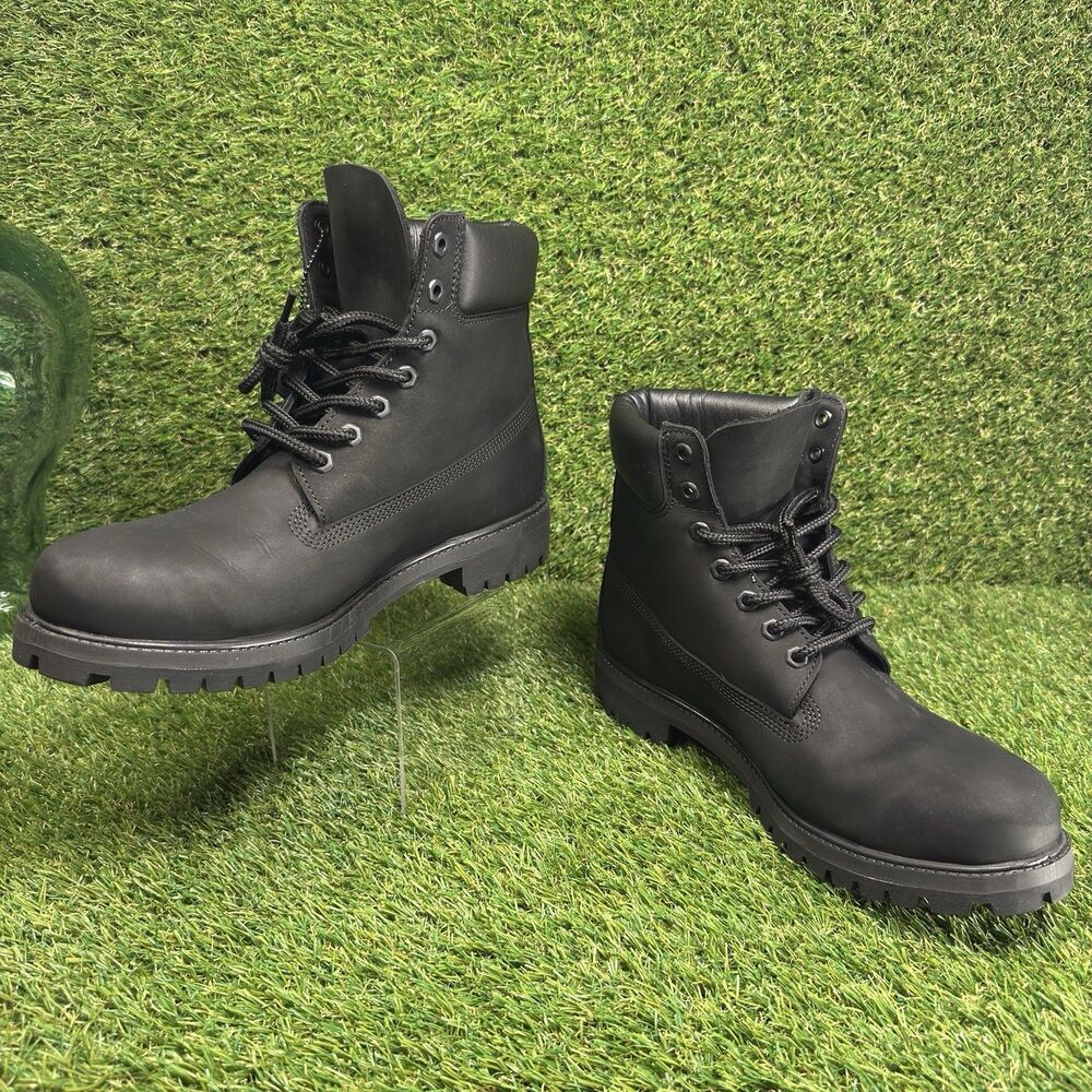 TIMBERLAND PREMIUM 6 IN WATERPROOF BOOTBLACK NUBUCK Size 11 Men’s